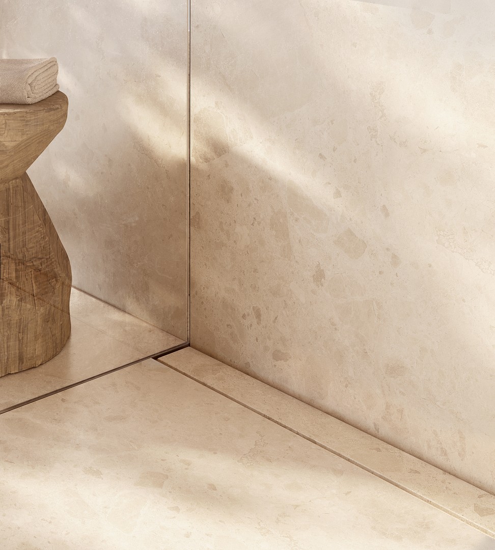 Vieser Kaita tile insert rist og ramme 1000
